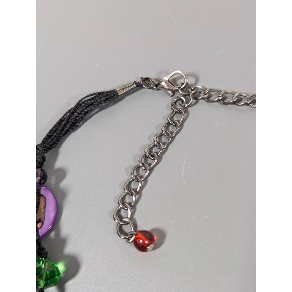 Premier Designs Spectrum Necklace Multi COlor Shell Glass Cord Beachy Boho 23" - Picture 7 of 10